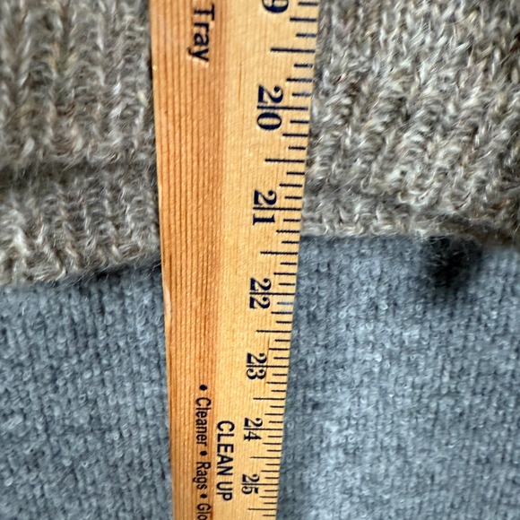 Sundry Womens Size 0 Cardigan Sweater Gray Pink Mohair Nylon Wool Blend V Neck - Picture 7 of 8